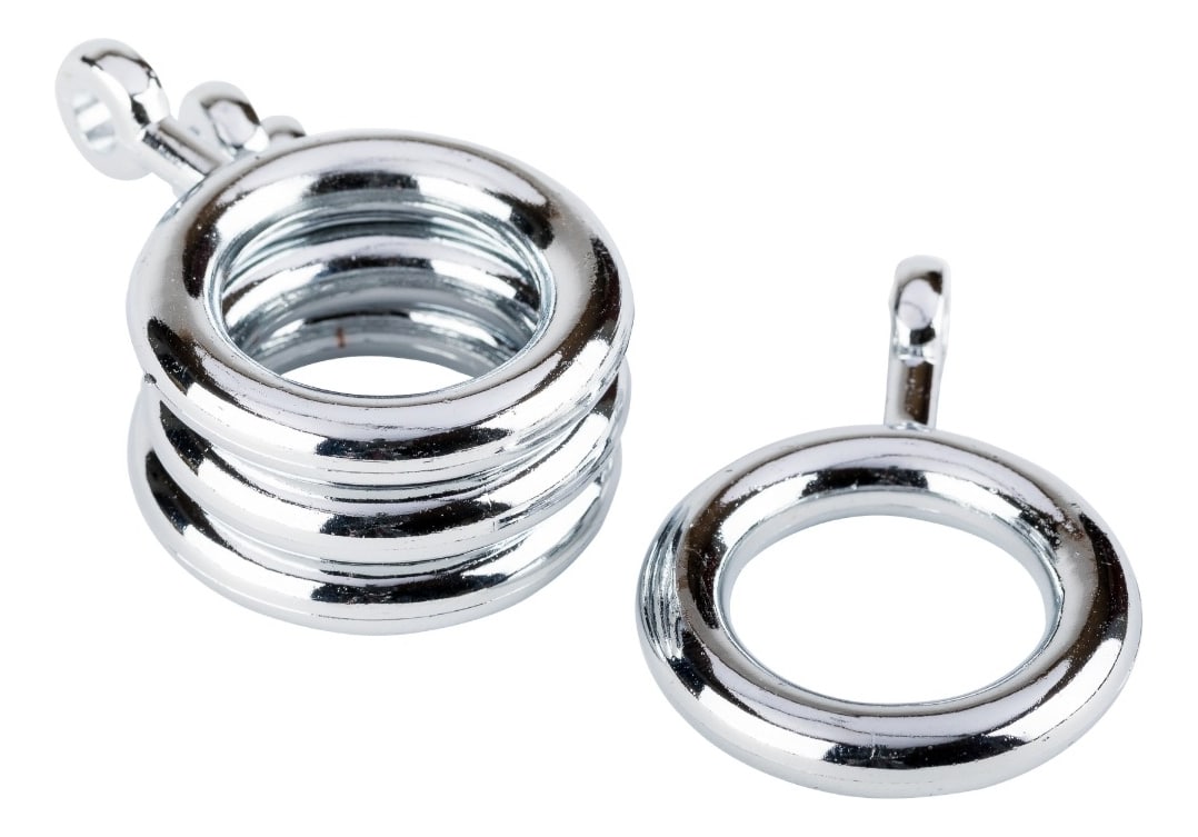 Pack 10 Unidades De Argollas Cromadas 16 Mm