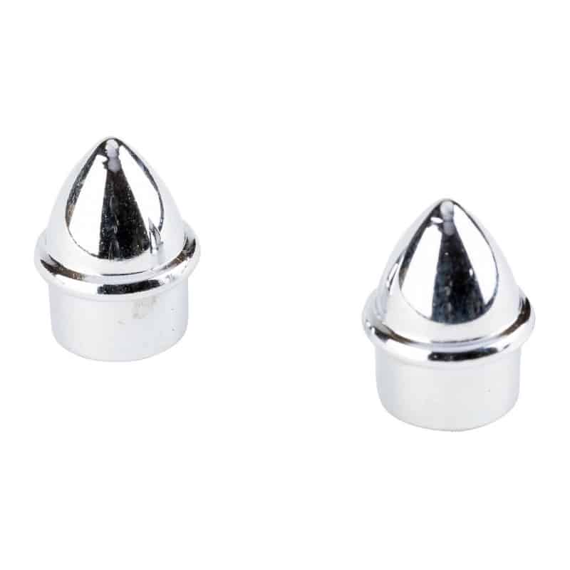 Pack 2 Unidades De Terminal Cromado Liso 12 Mm