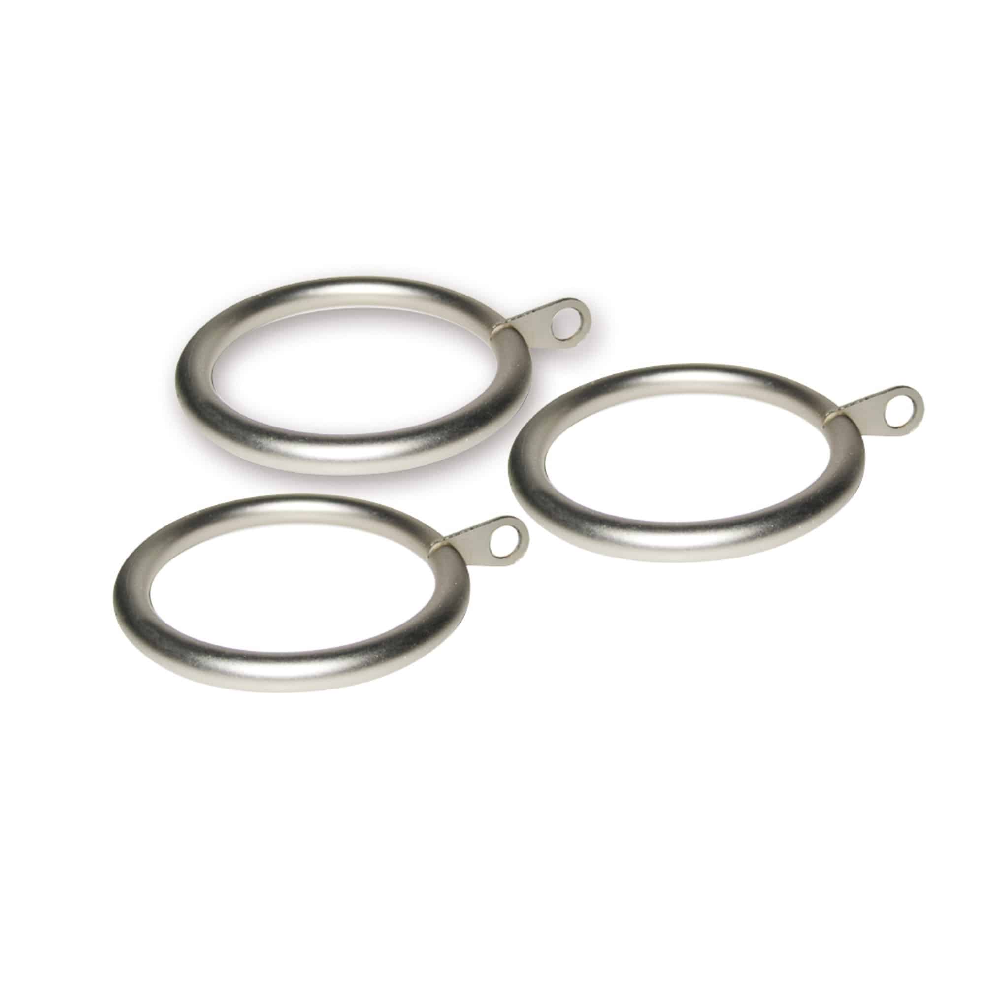 Pack 10 Unidades Argolla De Metal Satín Para Cortina 19 Mm