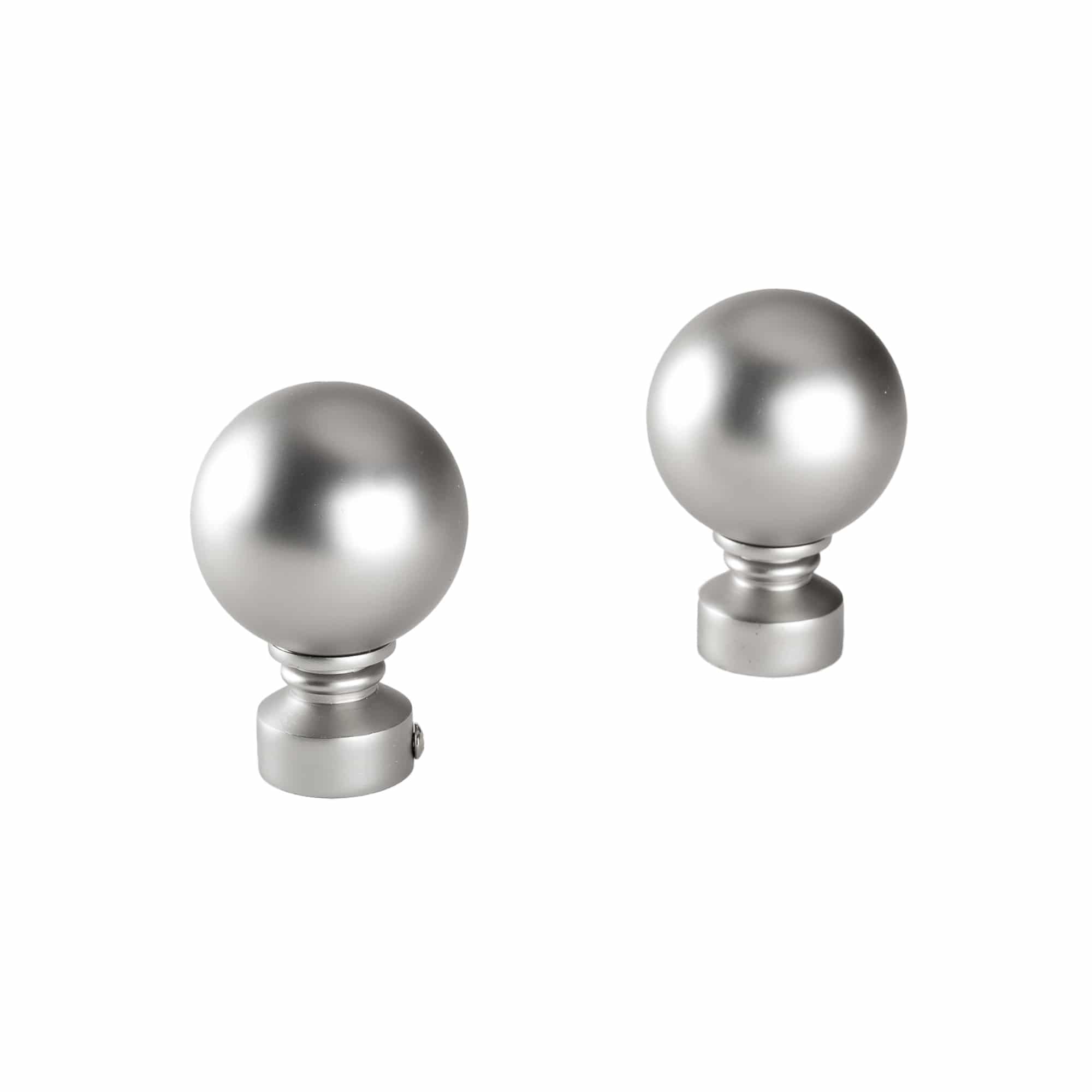 Pack 2 Unidades Terminal Bola Acero Satín 28 Mm