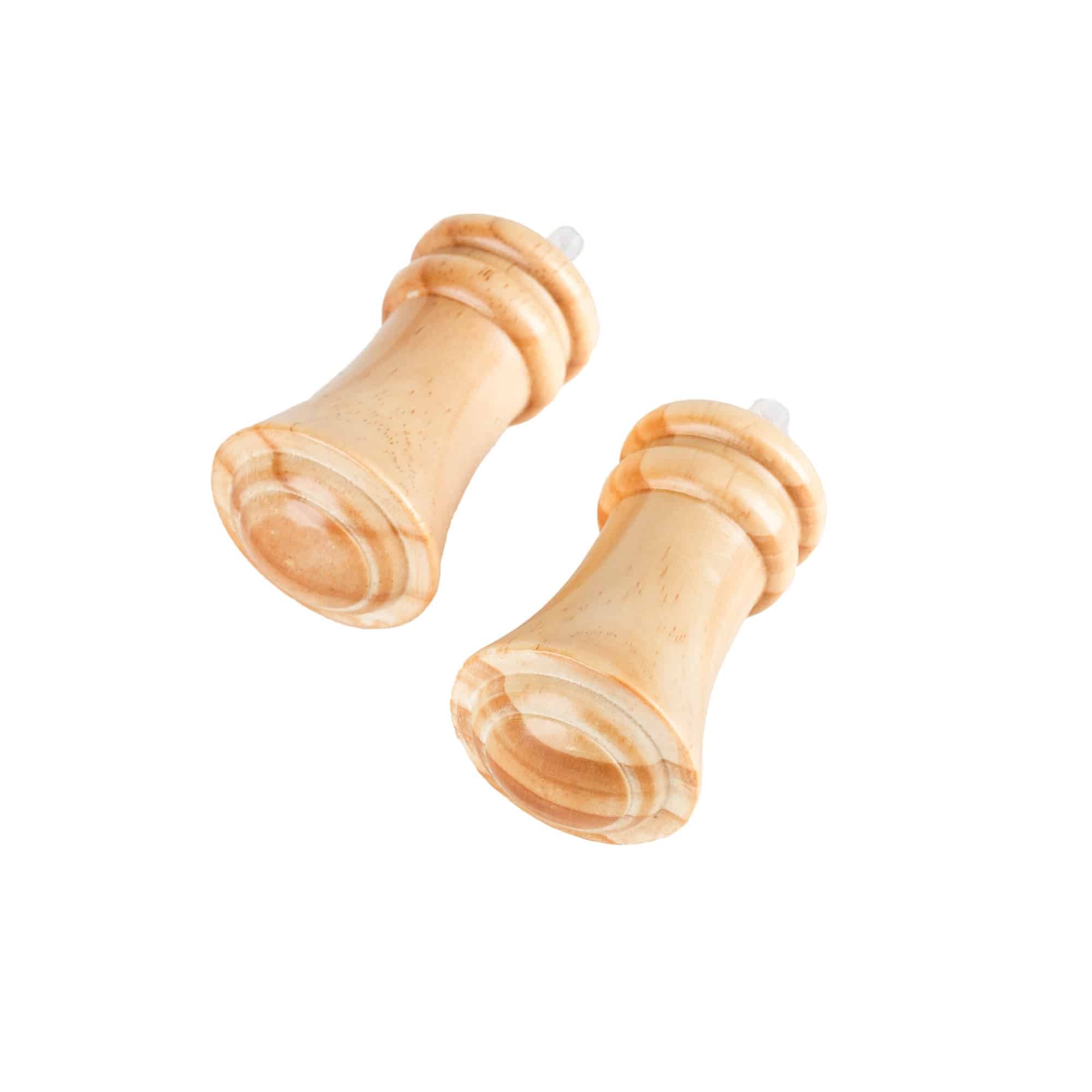 Pack 2 Unidades Terminal Queen De Madera Natural 35 Mm