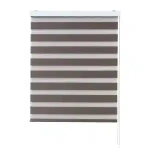 Cortina Roller Duo Zebra Día Y Noche Tostado 150 X 250 Cm Sunfree
