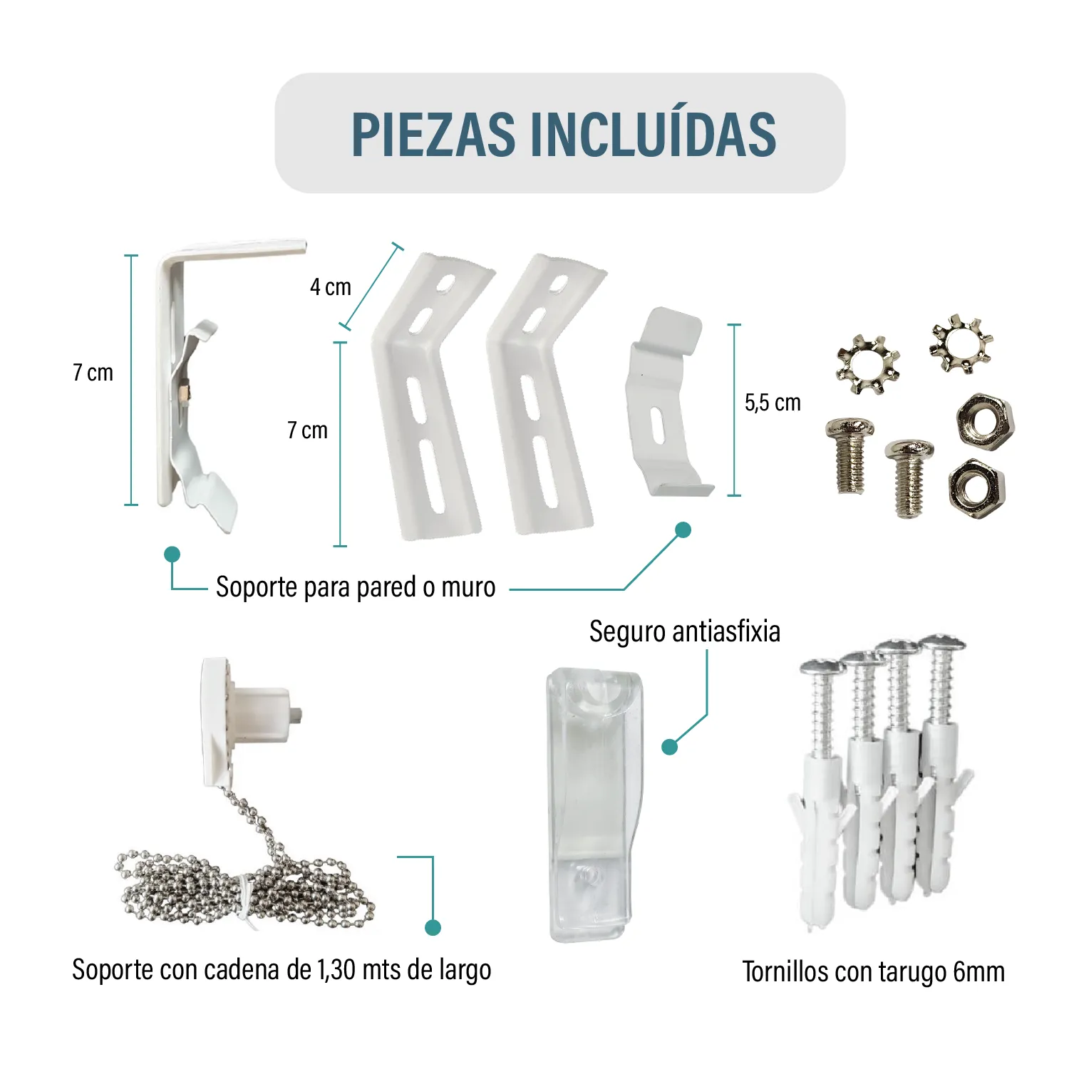 Cortina Roller Duo Zebra Día Y Noche Blanco 120 X 165 Cm Sunfree - Imagen 6