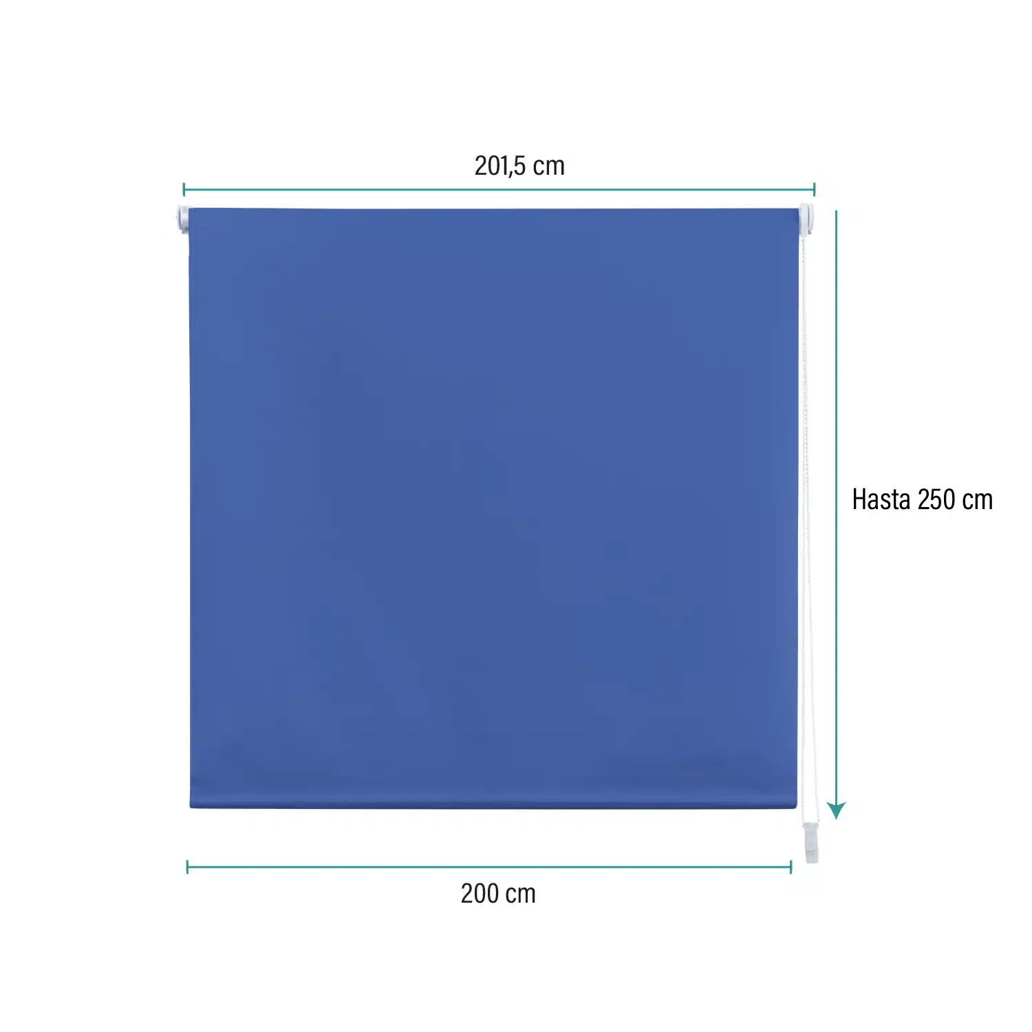 Cortina Roller Blackout Azul 200 X 250 Cm Sunfree - Imagen 2