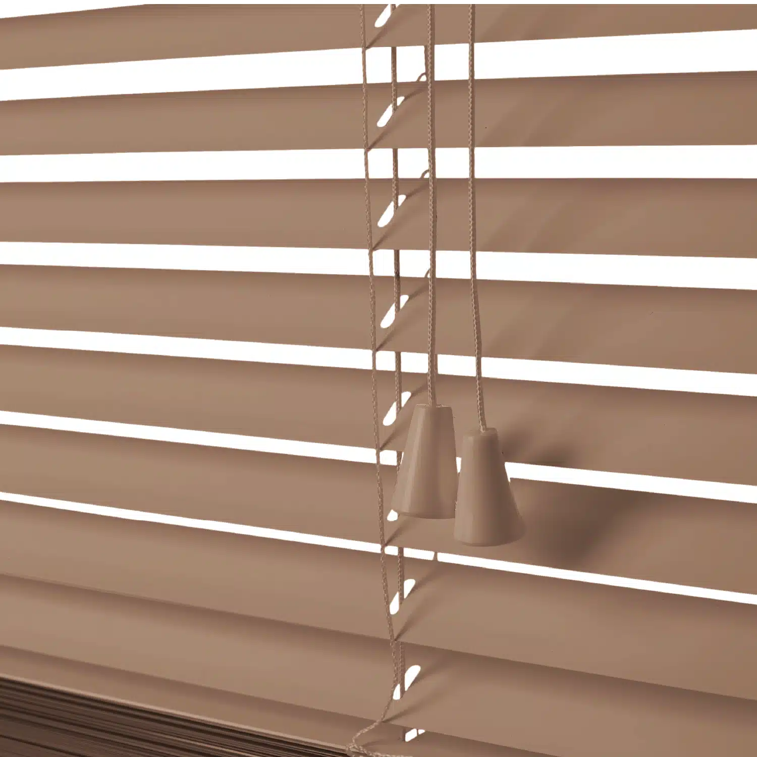 Persiana Veneciana Pvc 25MM 160X165 Cm Manual Capuccino Aura - Imagen 3