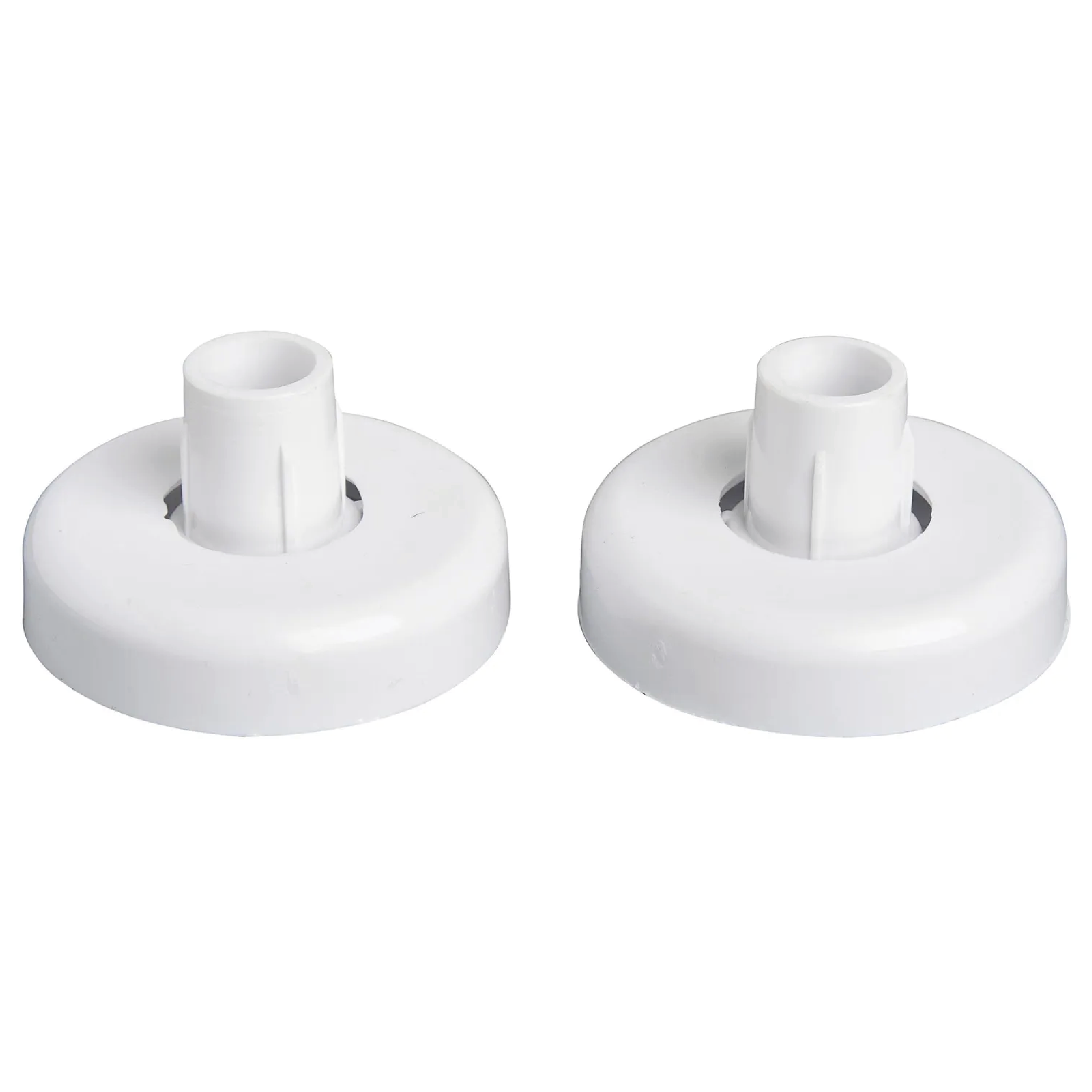 Pack 2 Unidades Flanche Plastificado 25 MM Color Blanco - Imagen 2