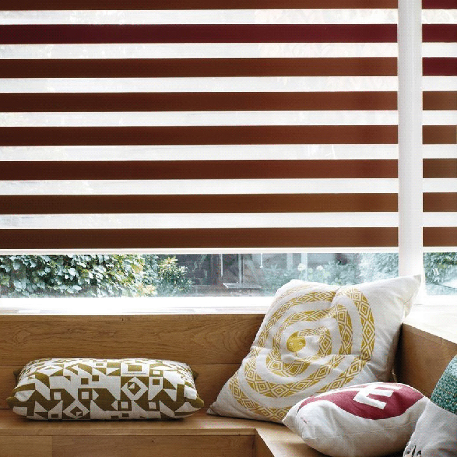 Cortina Roller Duo Zebra Día y Noche Tostado 120 X 250 Cm Sin Cenefa Sunfree - Imagen 7