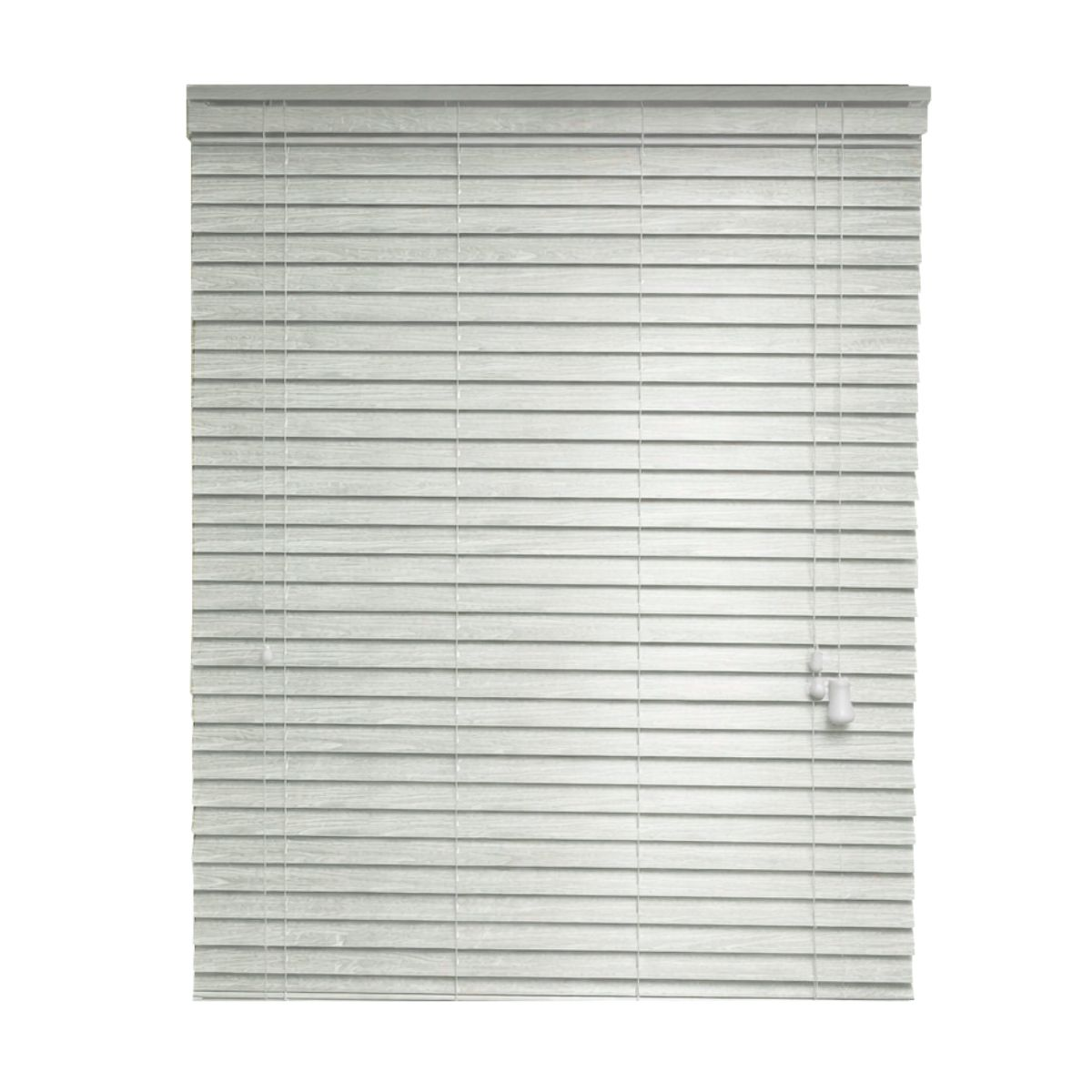 Persiana Imitación Madera 50 MM 180X165 Cm Gris Texturado Aura