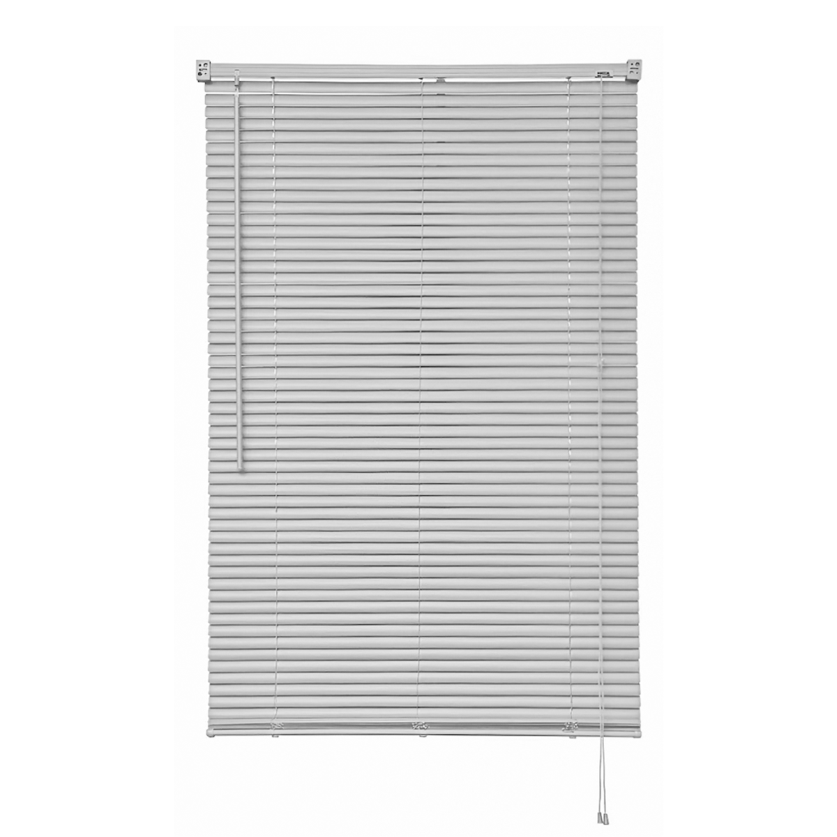 Persiana Veneciana Pvc 25MM 180X165 Cm Manual Gris Ceniza Aura