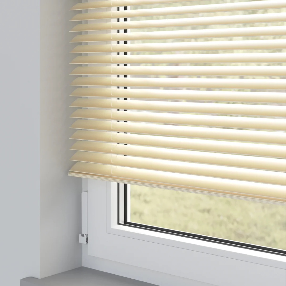 Persiana Veneciana Pvc 25MM 100X165 Cm Manual Marfil Aura - Imagen 6