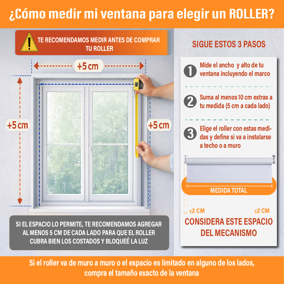 Cortina Roller Doble Blackout y Sunscreen 080 X 165 Cm Color Gris Marca Sunfree - Imagen 2