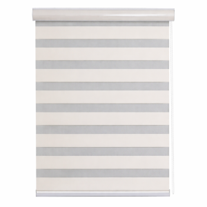 Cortina Roller Duo Zebra Día Y Noche 150 X 250 Cm Color Beige Marca Aura