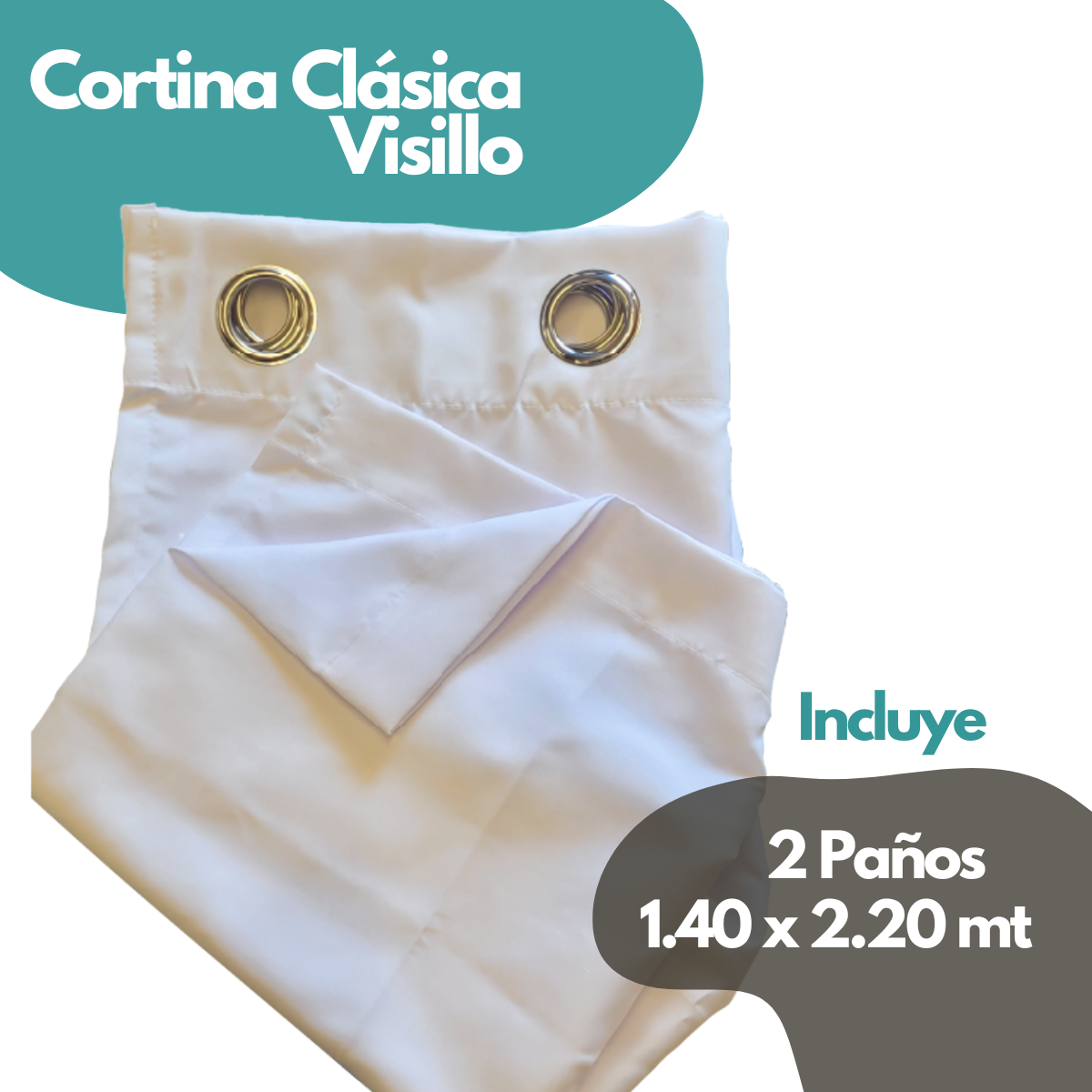 Set Barras para Cortina Doble 16/19 Mm Extensible 170-320 Cm A Muro Cobre Bola + Cortina y Visillo - Imagen 4