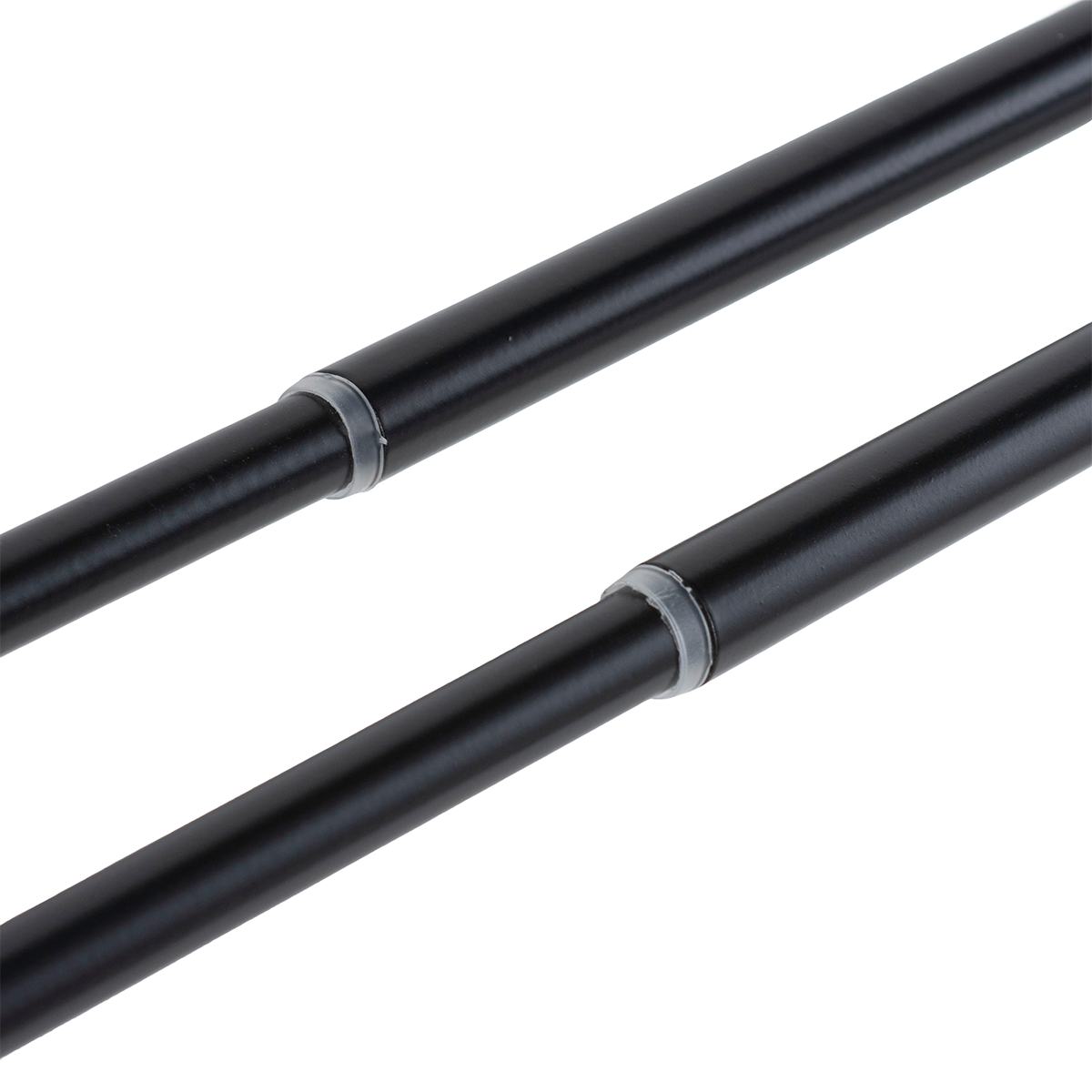 Set Barras para Cortina Doble 16/19 Mm Extensible 120-210 Cm A Techo Negro Bola - Imagen 4